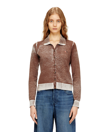 ウィメンズ 襟付きカーディガン M-LOREN