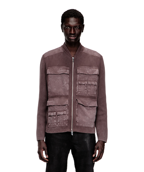 メンズ ジップアップニット K-GEROME