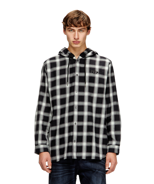 メンズ フード付きシャツ S-IX-AJFI