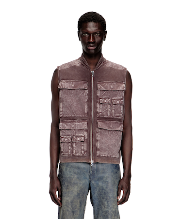 メンズ ジップアップベスト K-GIULIUS