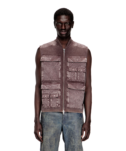 メンズ ジップアップベスト K-GIULIUS