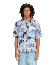 メンズ 半袖シャツ S-BRACK-DOLPHIN