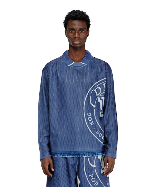 DIESEL T-OLLIE メッシュ 長袖ポロシャツ &mall（アンドモール）三井ショッピングパーク公式通販