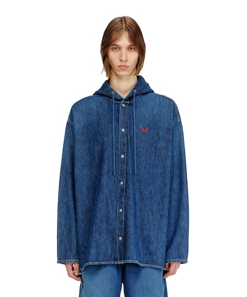 DIESEL デニムブルー トップス ディーゼル/トップス（ブルー）の通販｜&mall（アンドモール）三井