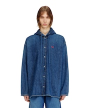 メンズ フーディーシャツ D-DEWNY-HOOD