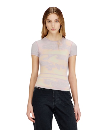 ウィメンズ 半袖トップ T-ELE-LONG-AA1