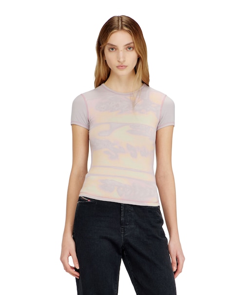 ウィメンズ 半袖トップ T-ELE-LONG-AA1