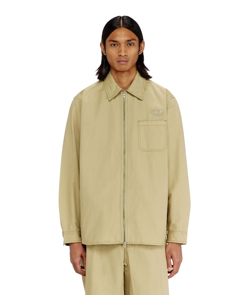 メンズ ジップアップシャツ S-ALIAS-ZIP