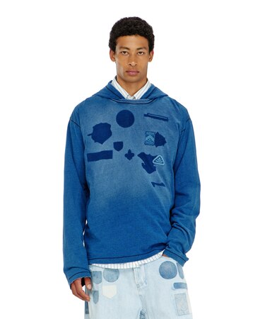 メンズ フード付き長袖Tシャツ T-NOX-LS-HOOD
