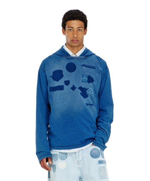 メンズ フード付き長袖Tシャツ T-NOX-LS-HOOD