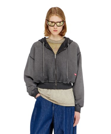 ウィメンズ ジップアップパーカー F-SUNNY-HOOD-ZIP