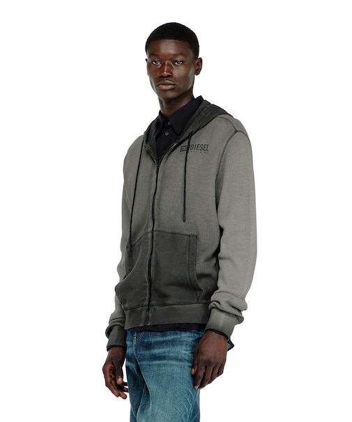 メンズ ジップアップパーカー S-WAFY-HOOD-ZIP