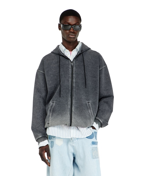 メンズ ジップアップパーカー S-HERMY-ZIP