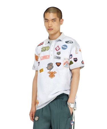 メンズ ポロシャツ T-REJUST-PATCHES