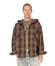 メンズ シャツ S-DRUM-HOODY