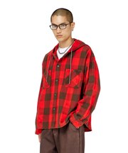 メンズ シャツ S-DRUM-HOODY