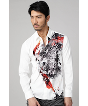 TORNADO MART∴ジャポネスクプリントシャツ