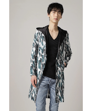 TORNADO MART∴塩縮ツイルレオパードコート