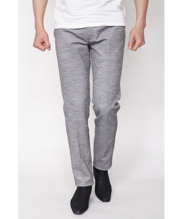 ZERO by TORNADO MART∴スラブ麻交編変形鹿の子イージーパンツ