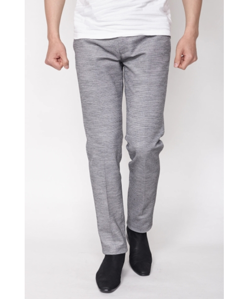 ZERO by TORNADO MART∴スラブ麻交編変形鹿の子イージーパンツ