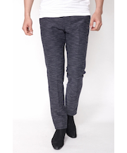 ZERO by TORNADO MART∴スラブ麻交編変形鹿の子イージーパンツ