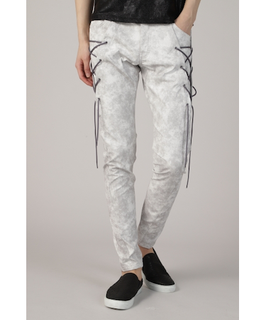 TORNADO MART∴レースアップスキニーパンツ