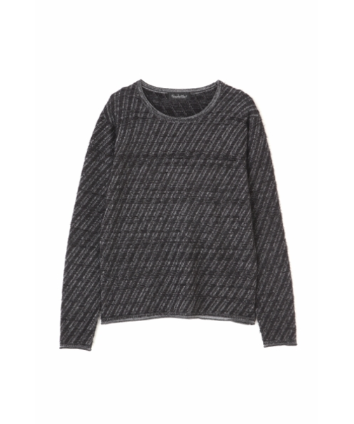 【LADIES】TORNADO MART∴バイアスタッククルーネックニット