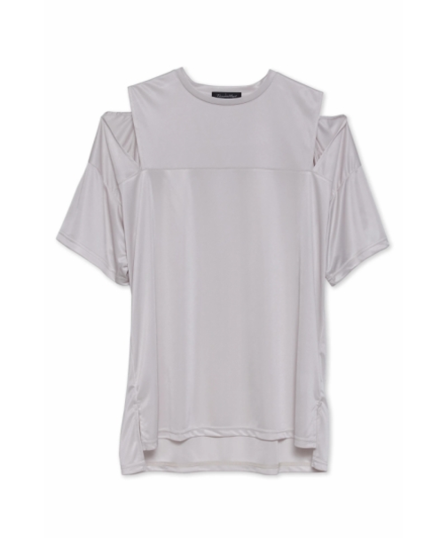 【LADIES】TORNADO MART∴ブライトスムーススリットオーバーTシャツ