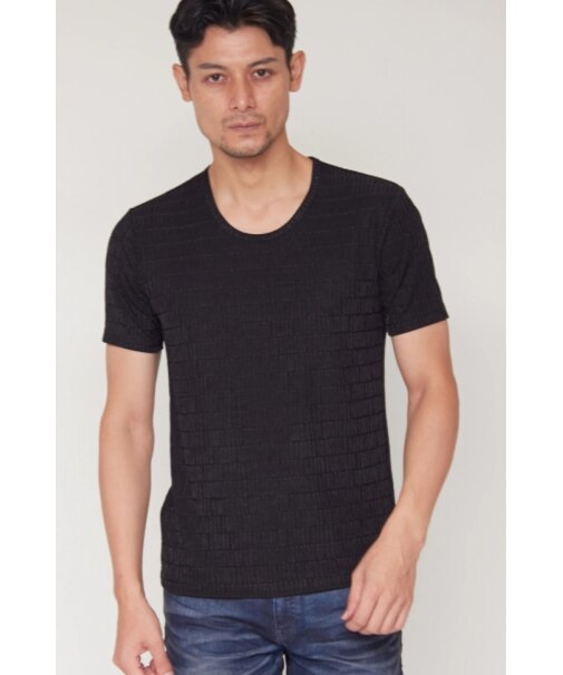 TORNADO MART∴ジオメトリックブライトJQ半袖カットソー