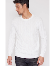 TORNADO MART∴カモフラリンクスクルーネックニット