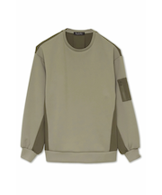 【LADIES】TORNADO MART∴ダブルサテン切替プルオーバー