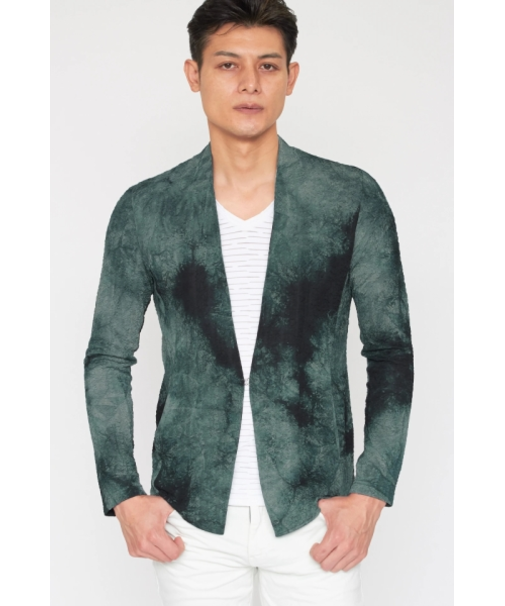 TORNADO MART∴スペックルダイストライプカーディガン