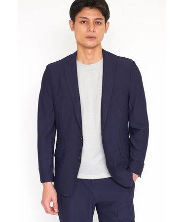 ZERO by TORNADO MART∴トリコット2WAYストレッチサッカージャケット