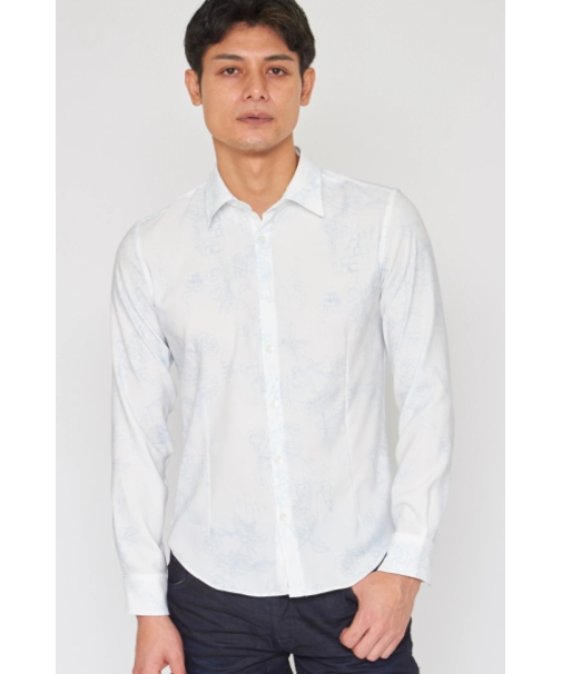 TORNADO MART∴ローズクロコダイルプリントシャツ