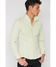 ZERO by TORNADO MART∴ランダムストライプJQジャージーシャツ