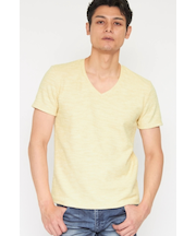 TORNADO MART∴スラブツィードジャージー半袖カットソー