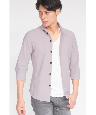 TORNADO MART∴ハイテンショントリコットツイル7分袖シャツ