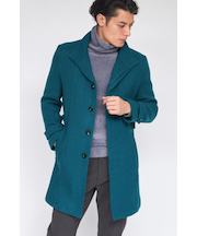 ZERO by TORNADO MART∴プリペラバルキーツィードスタンドコート