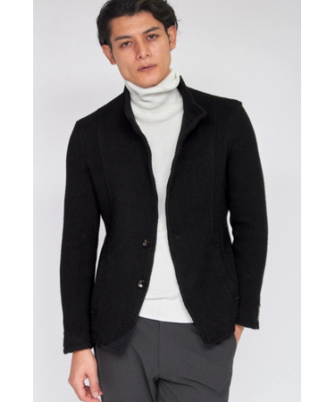 ZERO by TORNADO MART∴プリペラバルキーツィードスタンドジャケット