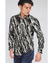 TORNADO MART∴TMロゴストライプシャツ