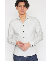 TORNADO MART∴メッシュHTムラデニムプリントシャツ