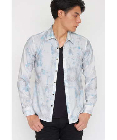 TORNADO MART∴シャドーゴシックプリントシャツ