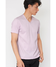 TORNADO MART∴シャープウェービィジャージー半袖カットソー(マスキュリン)