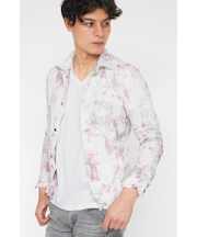 TORNADO MART∴キャッチワッシャーシャドーゴシックプリントブルゾン