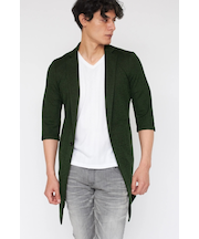 TORNADO MART∴ブライトタックメッシュ7分袖チェスター