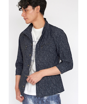 TORNADO MART∴サマハイクラリティデニムプリントシャツブルゾン