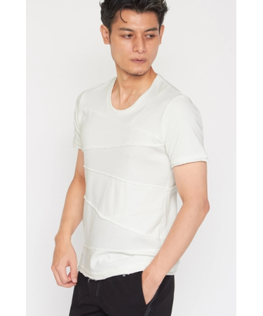 TORNADO MART∴ランダム切り替え半袖カットソー