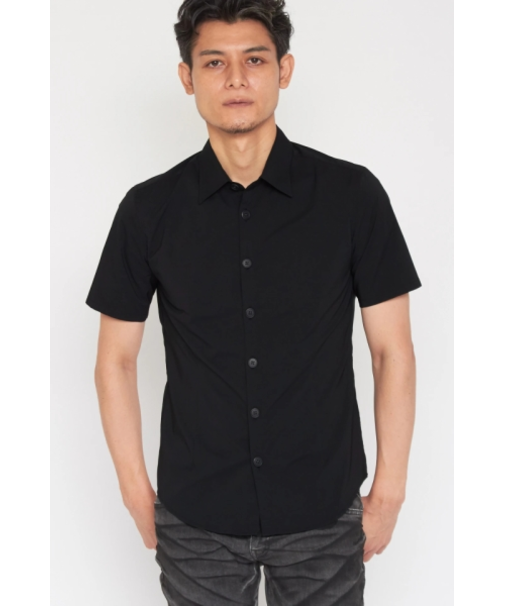 TORNADO MART∴MINOTECHストレッチ半袖シャツ