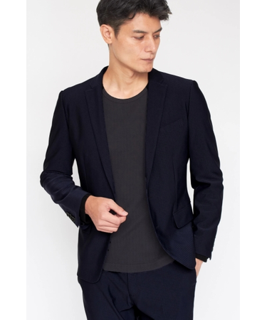 ZERO by TORNADO MART∴ハイテンションミクログラフチェックジャージジャケット