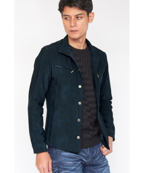 TORNADO MART∴ハイテンションムラデニムスタンドブルゾン